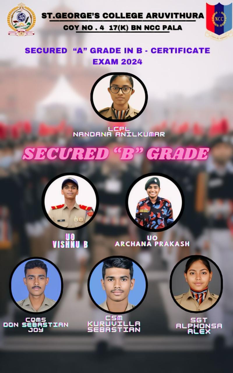 NCC B Certificate Exam toppers
